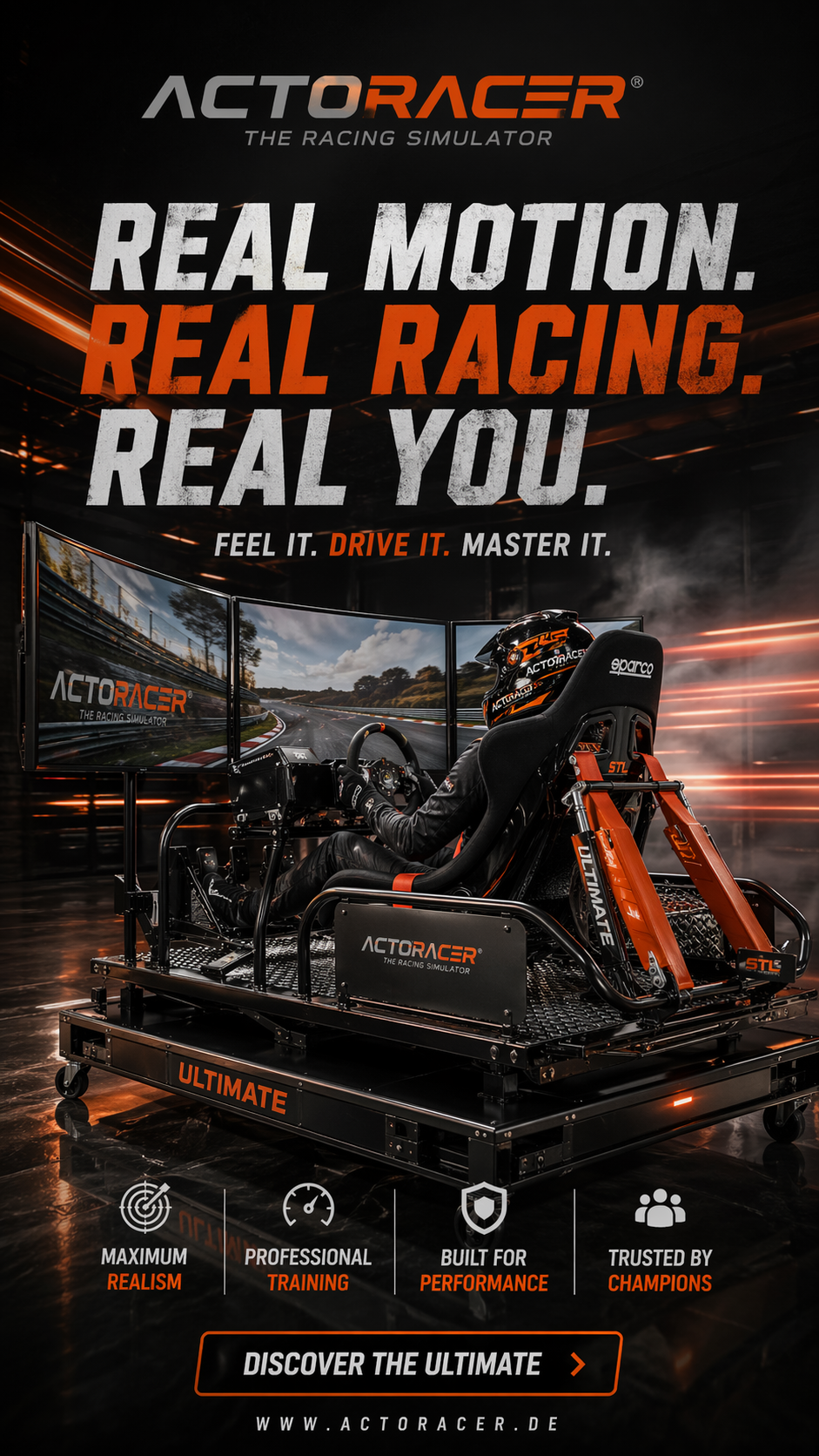 ACTORACER vertical story visual reference